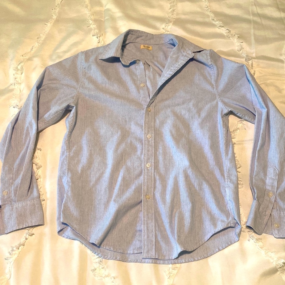 John Galt Blue button down- small